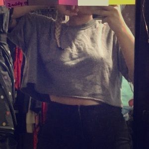 Forever21 granite crop top